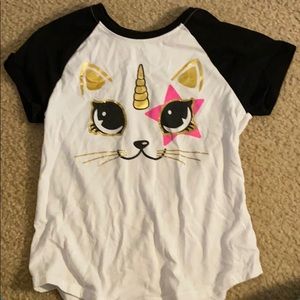 Unicorn cat T-shirt